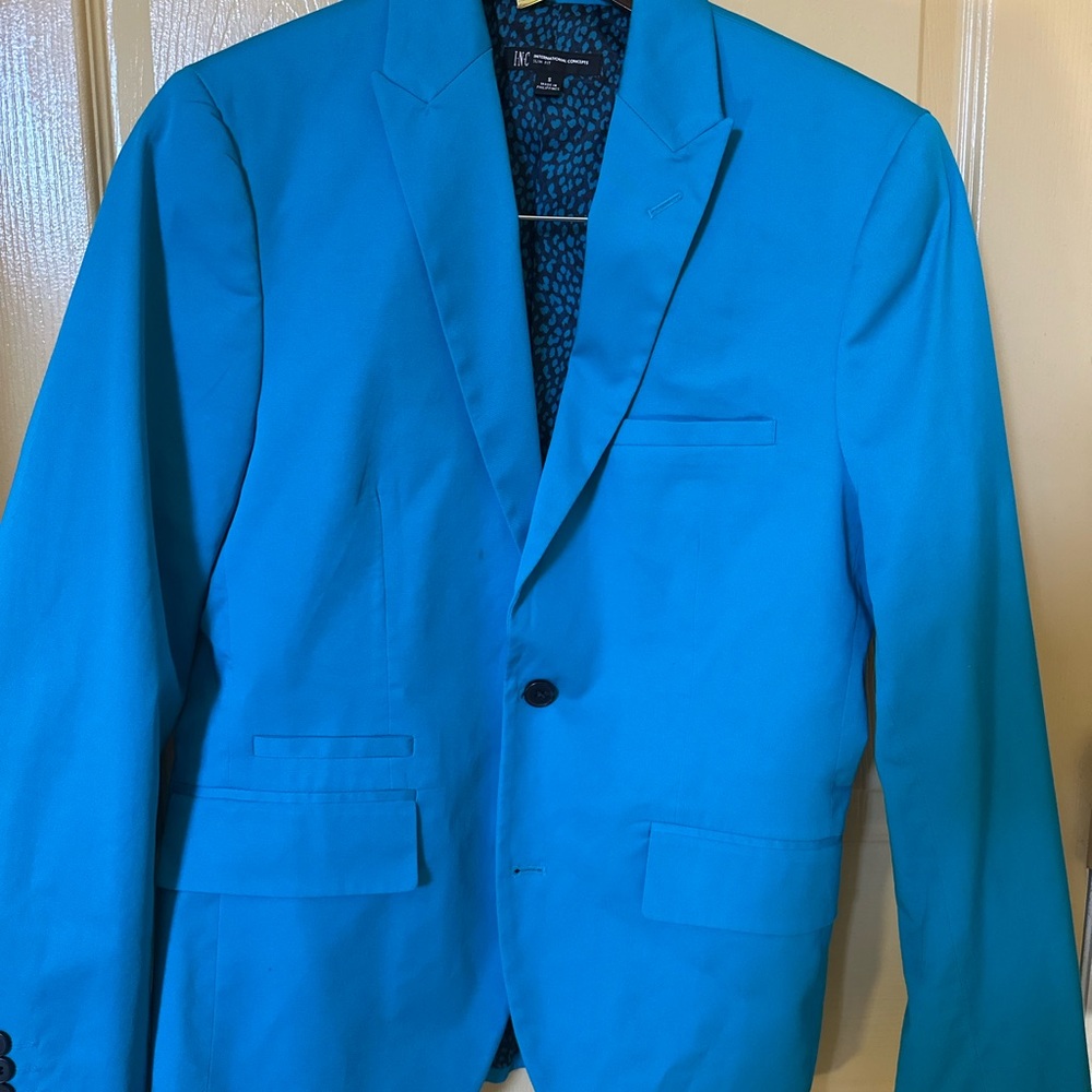 INC International Concepts Vibrant Blue Sport Coat